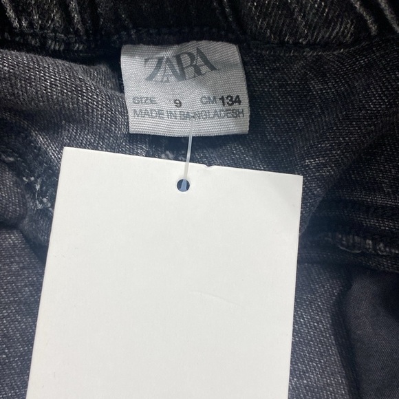 ZARA Black Wash Denim Jeans - Picture 3 of 7